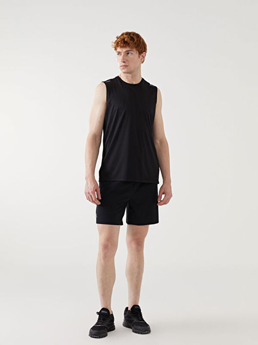 Bisiklet Yaka Erkek Kolsuz Ti??rt