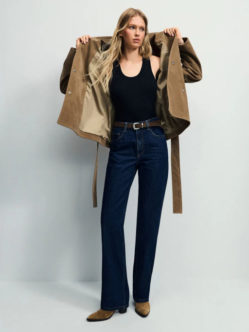 Джинсы straight с высокой посадкой / Zarina фото 6