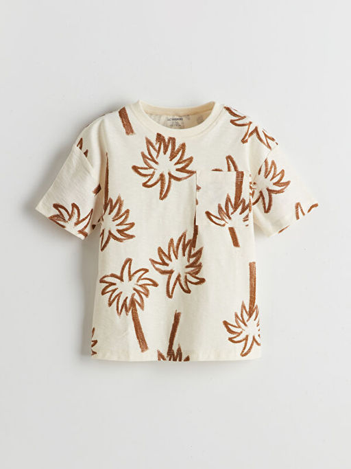 Resort Yaka Bask?l? Erkek ?ocuk Ti??rt