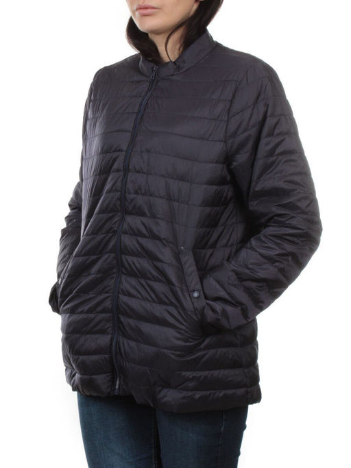 K-622 INK BLUE Куртка демисезонная стеганая женская (70 гр. холлофайбер) - Фабричный китай фото 5
