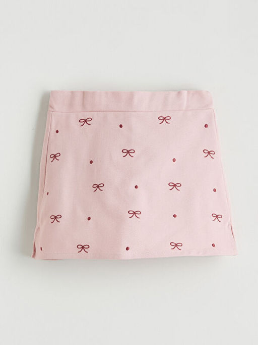 Fiyonk Nak??l? K?z ?ocuk ?ort Etek ve K?lotlu ?orap