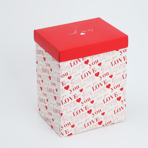 Коробка складная с 3D эффектом Love you, 18 х 14 х 23 см - Дарите счастье фото 6