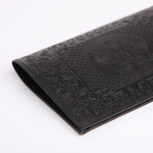 Обложка для паспорта, цвет чёрный - Simaland фото 4