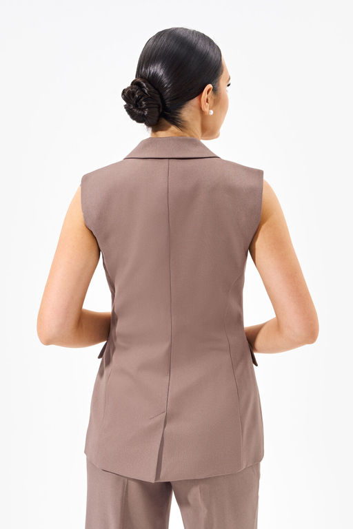 Жилет Foxy Fox 1567 коричневый  фото 4