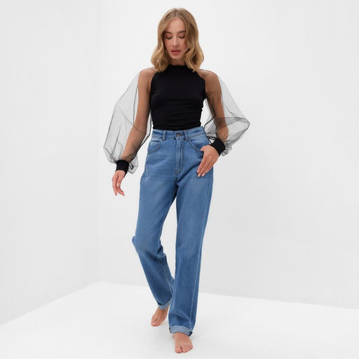 Боди женское MINAKU: PartyDress, чёрное, размер 42