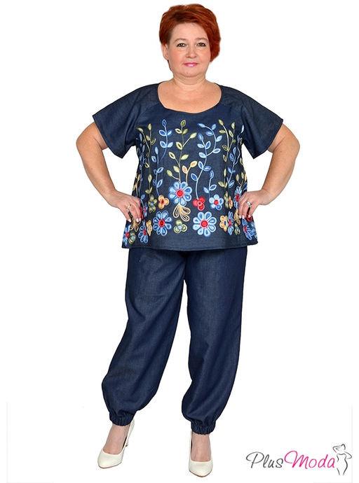 Туника Модель №1466 размеры 44-84 - Plusmoda фото 9