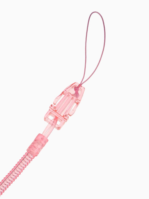 Держатель для соски - пустышки, пружинка, 2 шт., прозрачный, розовый, Крошка Я