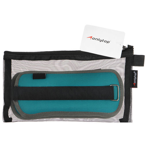 Утяжелители неопреновые ONLYTOP, 2 шт. × 0.25 кг, цвет мятный