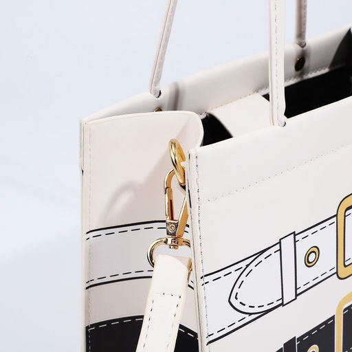 Сумка женская, тоут на молнии, цвет белый - Simaland фото 5