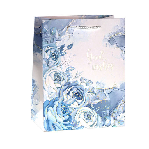 Цена за 12 шт. Пакет подарочный 31x42x12см Цветы / 3251XL /уп 12/300/ - ГалеонТрейд фото 9