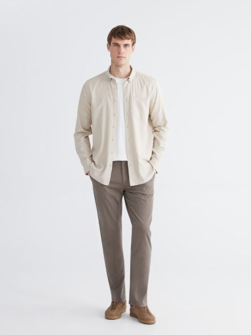Regular Fit Gabardin Erkek G?mlek