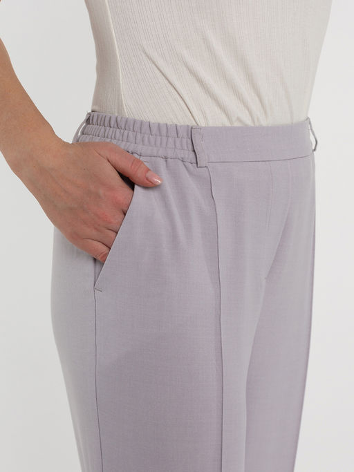 Брюки из легкой костюмной ткани (вишер, турецкий лен), со стрелками