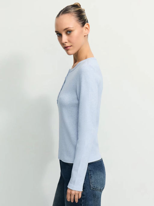 Лонгслив с застежкой на груди / Zarina  фото 5