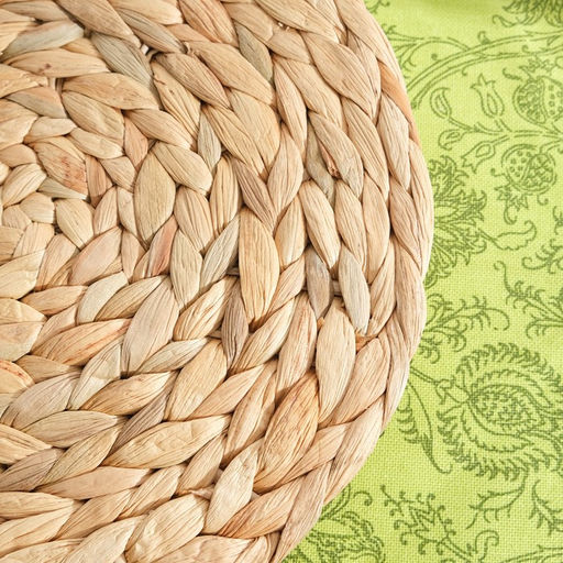 Салфетка сервировочная для стола D 30 х 1 см., водный гиацинт - Simaland фото 3