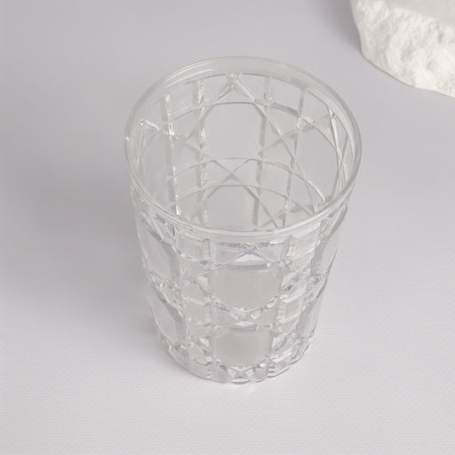 Цена за 2 шт. Подставка для хранения косметики «Хрусталь», d=8.5×11 см, прозрачная