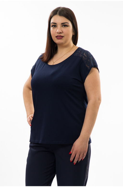 Футболка Кимоно-кружево Вискоза 95%, лайкра 5% - Ивассорти фото 4