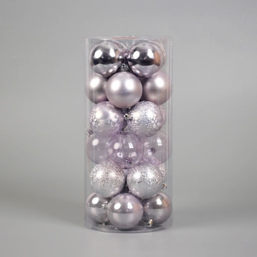 Ёлочные игрушки Воздушный перелив, шары новогодние, d=6 см, набор 24 шт. - Зимнее волшебство фото 4