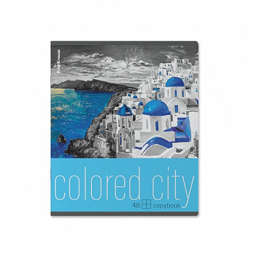 Цена за 5 шт. Тетрадь общая ученическая ErichKrause Colored City, 48 листов, клетка_MIX-PACK  фото 7