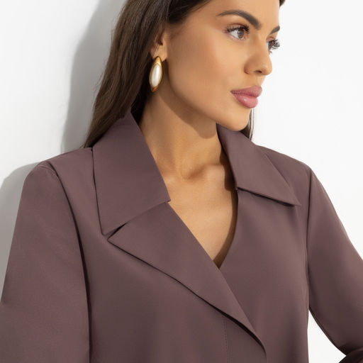 Блуза без застёжки Амбассадор стиля (brown) - Charutti фото 3