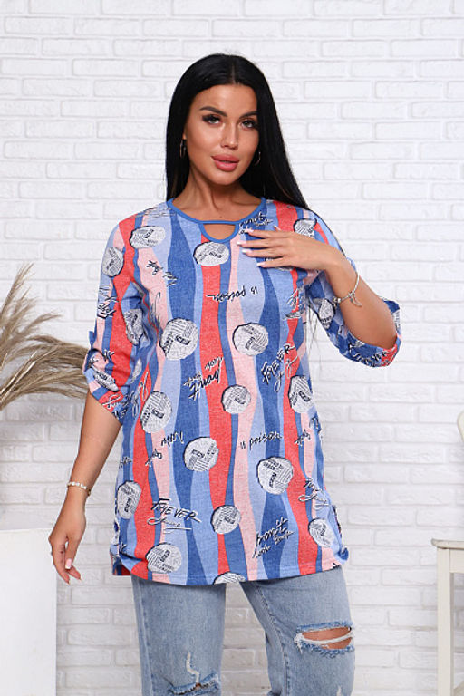 Туника, голубой (928-2)