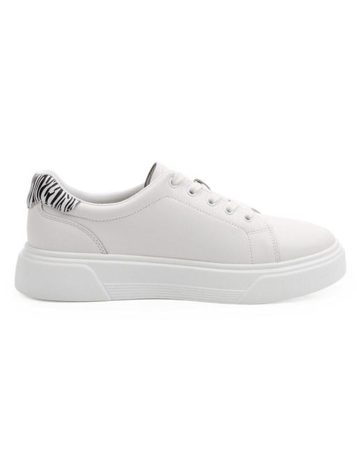 03-YC523-3 WHITE Полуботинки спортивные женские (натуральная кожа)