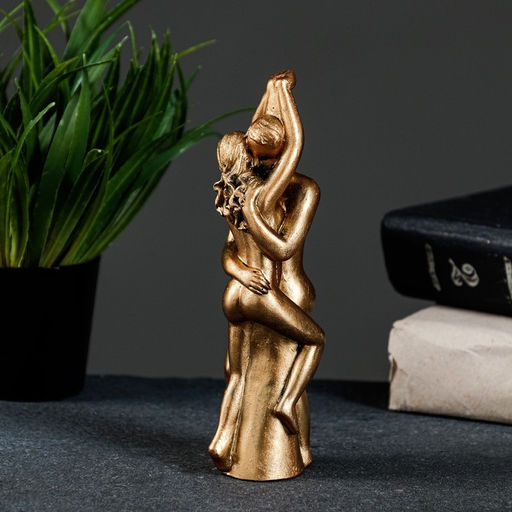 Фигурка гипс Влюбленная пара, бронза, 15?4?4 см