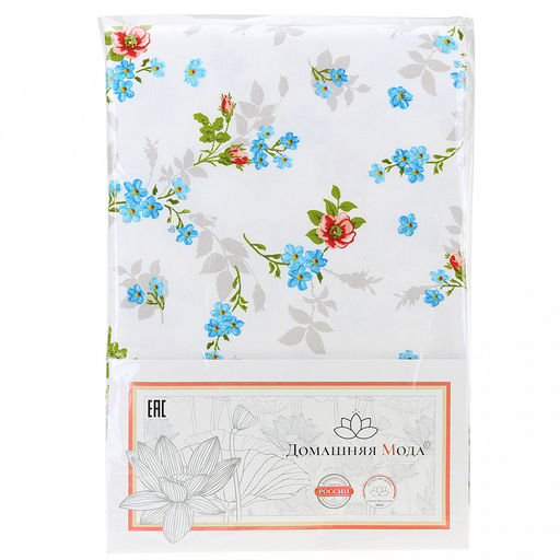 "Розовый ноктюрн-2" Скатерть 220х145см, длина стола до 180см, на 8-10 персон, хлопок "Премиум" 186г/м2, "Домашняя мода" (Россия)