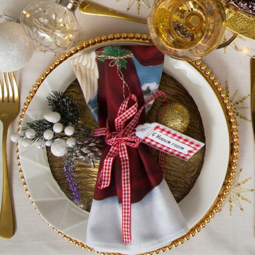 Новогодний набор салфеток Этель Christmas time, 40х40см 4 шт  фото 2