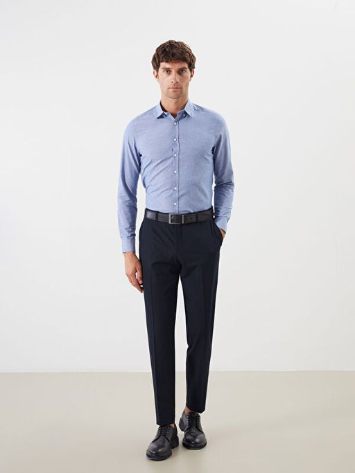 Slim Fit Uzun Kollu Oxford Erkek G?mlek