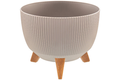 Кашпо 9,4 л 29*29*23 см "Винто" темно-бежевый (модель 661)