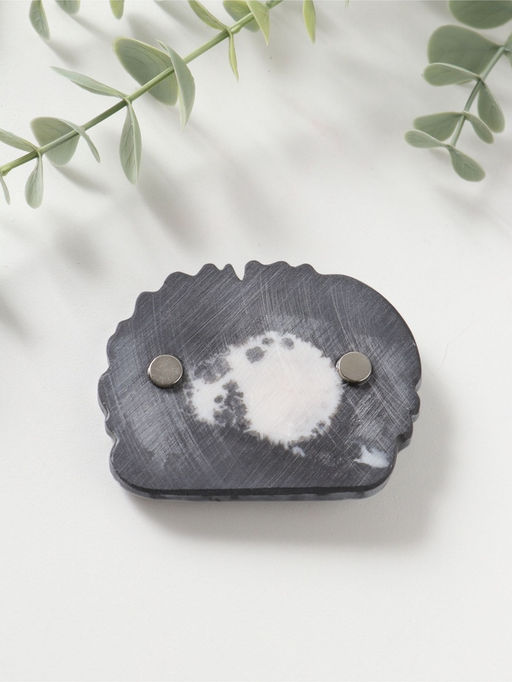 Магнит "С хаски на санях" (барельеф), 6,5см