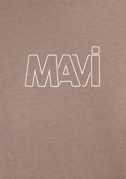 Mavi Logo Bask?l? Bej Tisort  фото 6