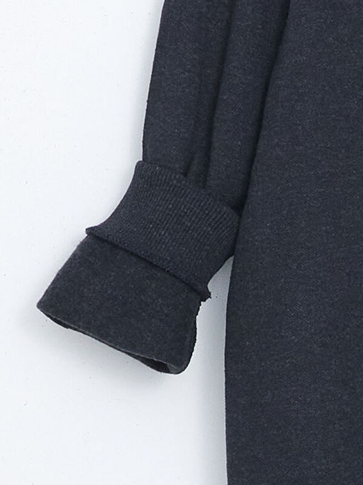 Bisiklet Yaka Bask?l? Uzun Kollu Erkek ?ocuk Sweatshirt - Waikiki фото 3