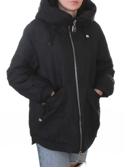 A05 BLACK Куртка стеганая зимняя женская (150 гр. холлофайбер)