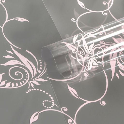 Пленка для цветов «Изаура» розовая 0.7×8.2 м, 40 мкм