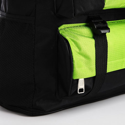 Рюкзак на молнии с увеличением, 65Л, 4 наружных кармана, цвет зелёный - Simaland фото 8