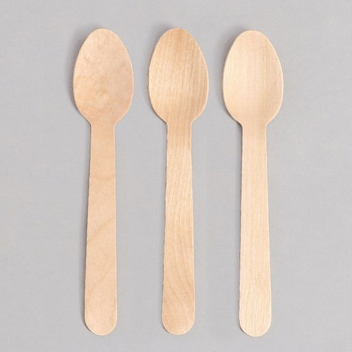 Цена за 4 шт. Ложки деревянные, 14 см, 12 шт