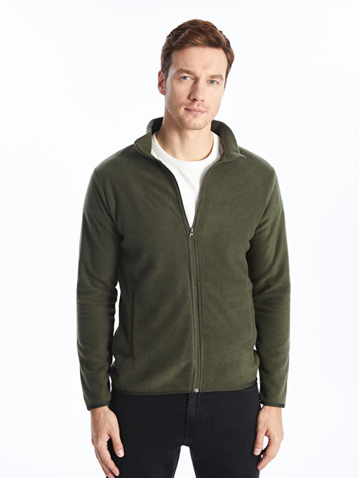 Dik Yaka Uzun Kollu Erkek Polar H?rka