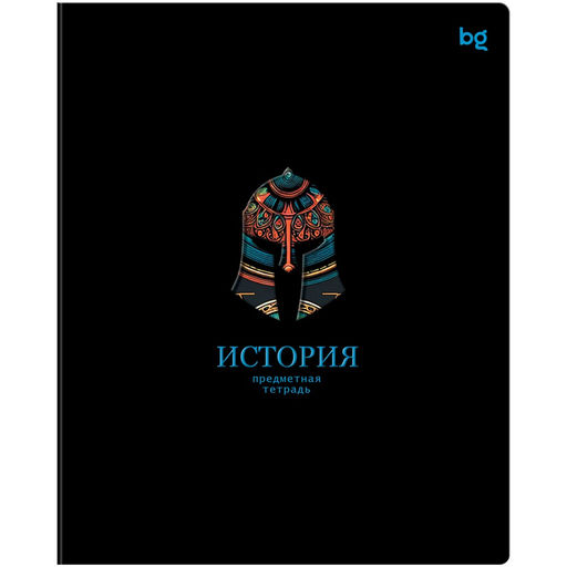 Тетрадь 48л. ИНФОРМАЦИОННОЕ ПОЛЕ "История" (ТП5ск48_лс_вл 63874, BG) soft-touch ламинация, выб.лак