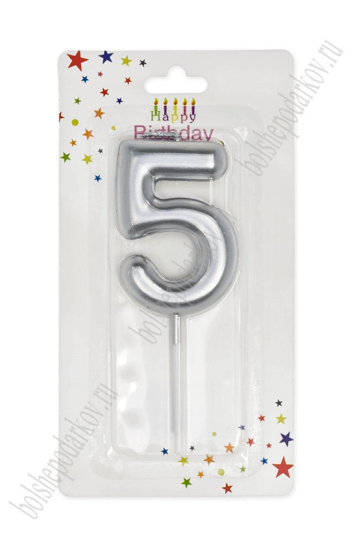 Свечи праздничные "5" (SF-7831) №82