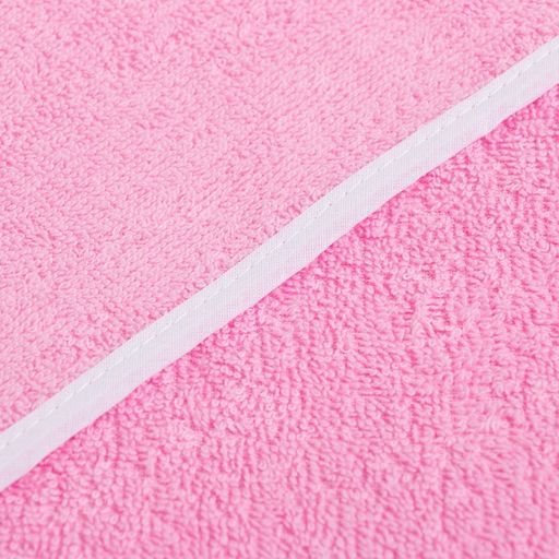 Полотенце уголок махровое Крошка Я 85х85 см, цвет розовый, 100% хлопок, 340 г/м2  фото 14