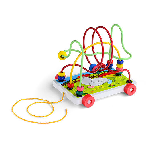 Лабиринт-каталка "Петушок" вид 3 в коробке