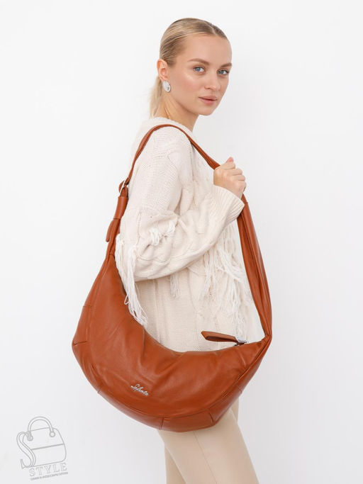 Сумка женская кожаная 9177SP e.brown Velina Fabbaino-Safenta в Новосибирске