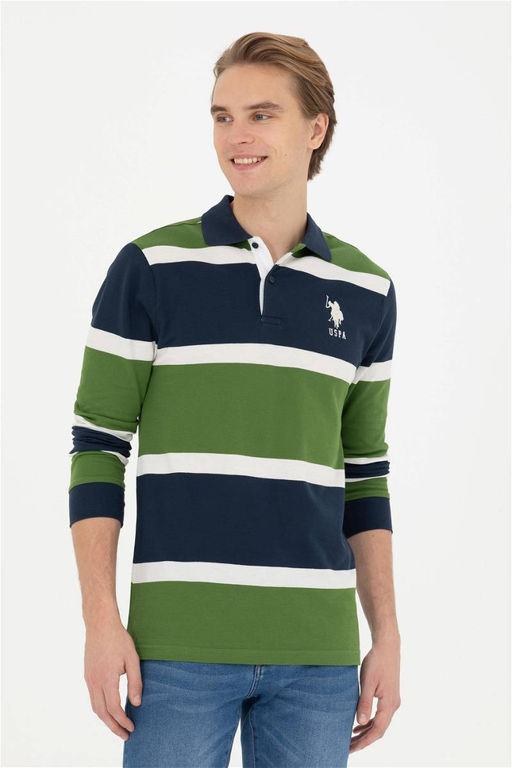 Мужской зеленый свитшот Неожиданная скидка в корзине - U.s. polo assn фото 3