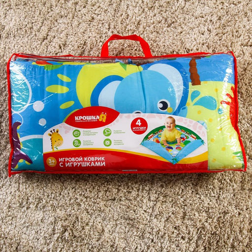 Игровой коврик для детей Манеж, диаметр 85 см, виды МИКС, Крошка Я  фото 2