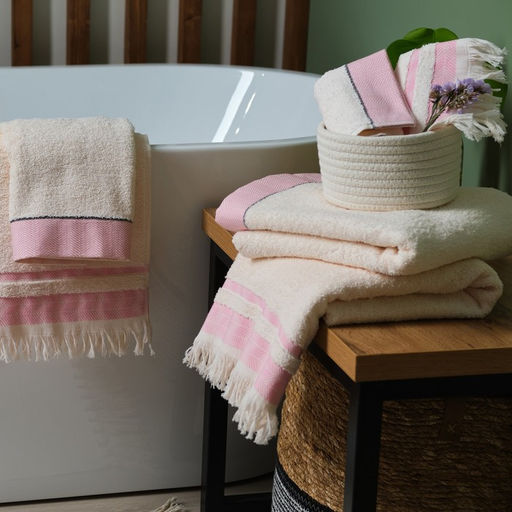 Полотенце махровое Love Life «Бриз» 30×50 см, розовый