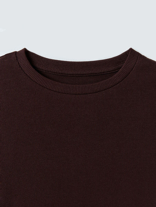 Комплект домашний женский коричневый из рибаны - Mark formelle фото 7