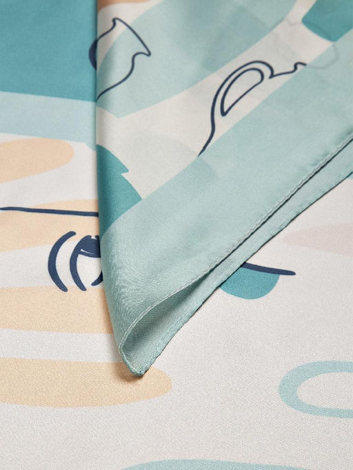 Палантин жен. виск+шелк 70х180 LG34-816-14 - Labbra фото 3