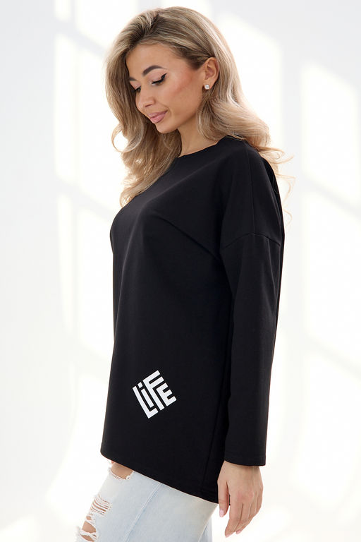 Кофта футер life дл/р