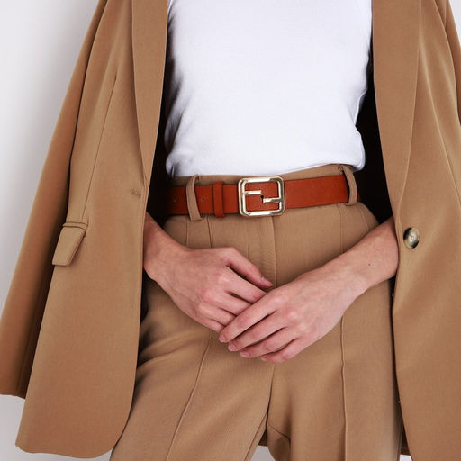 Ремень женский, ширина 3,5 см, пряжка металл, цвет рыжий - Simaland фото 3